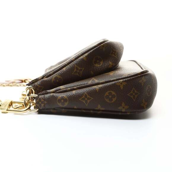 Louis Vuitton Multi Pochette Accessoires Monogram Pink Shoulder Bag Brown - Picture 3 of 12